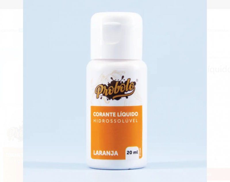 Corante Liquido Laranja - 20ml