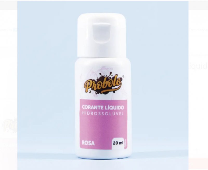 Corante Liquido Rosa - 20ml