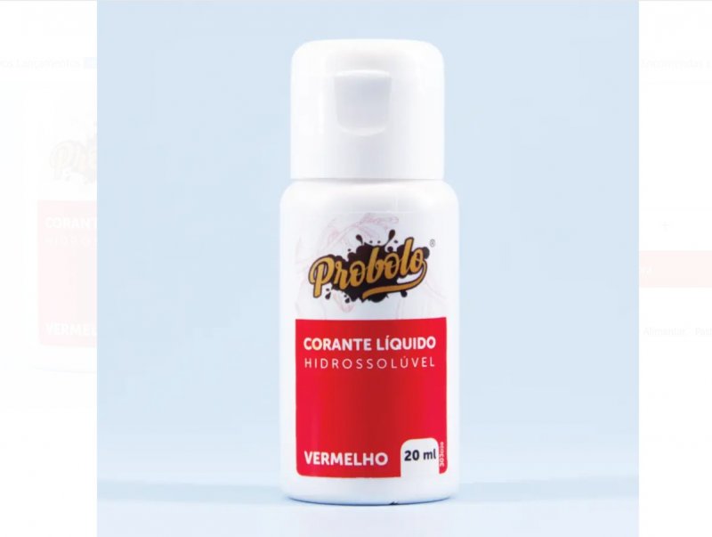 Corante Liquido Vermelho - 20ml