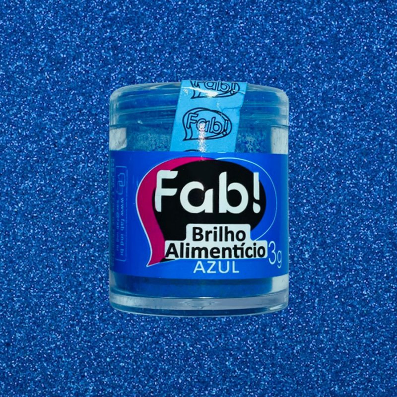 Glitter Comestível Azul