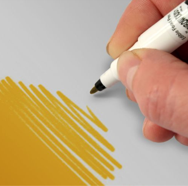 Caneta Tinta Comestível Dourado Escuro Caneta Tinta Comestível Dourado Escuro