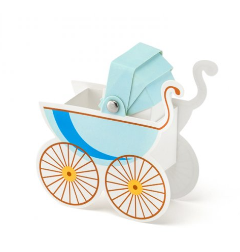 Caixas Carrinho de Bebé Azul Caixas Carrinho de Bebé Azul