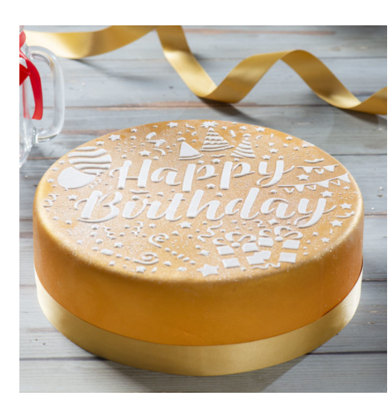 Stencil Happy Birthday Stencil Happy Birthday