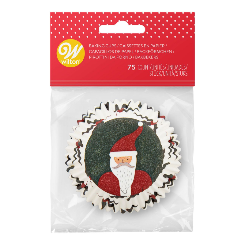Formas de Cupcake Pai Natal Formas de Cupcake Pai Natal