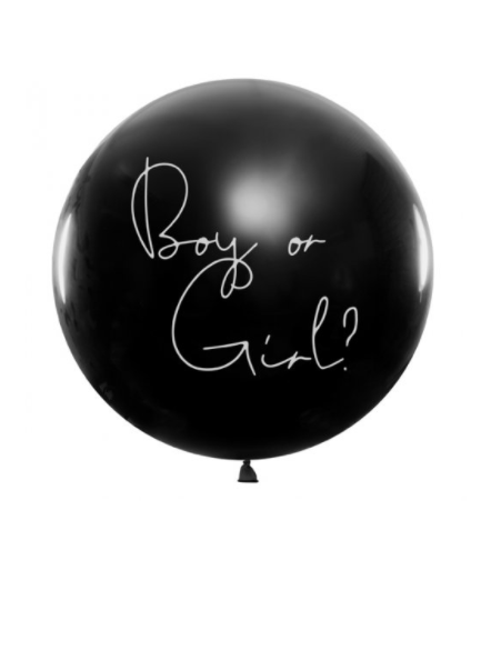 Balão Latex Boy or Girl - Confetti Rosa