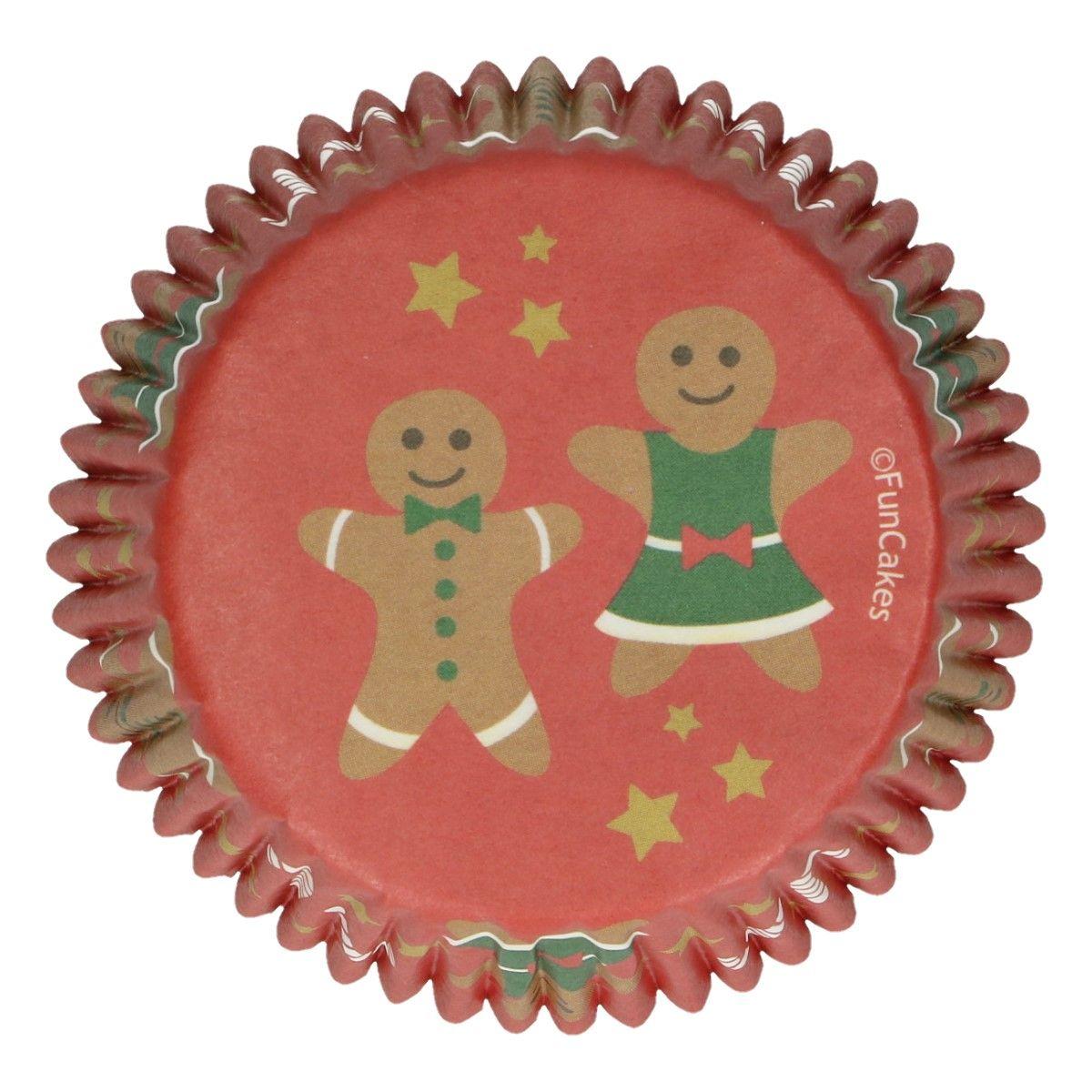 Formas de Cupcake Natal Boneco de Gengibre Formas de Cupcake Natal Boneco de Gengibre