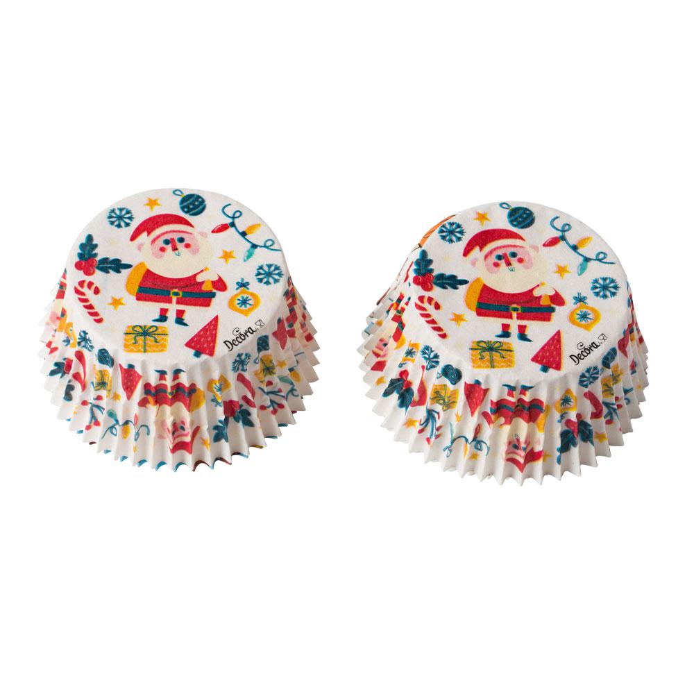 Formas Cupcake Pai Natal Formas Cupcake Pai Natal
