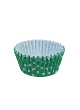 Forminhas de Brigadeiro Bolinhas Verde - 90 Unidades