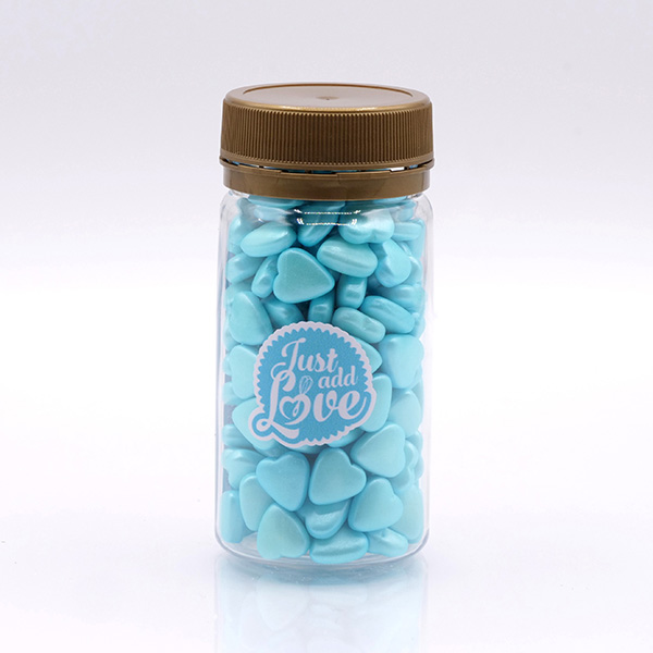 Corações 3D Azul - 75g Corações 3D Azul - 75g