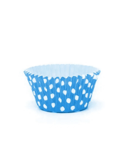 Forminhas de Brigadeiro Bolinhas Azul - 90 Unidades
